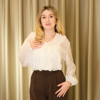 Fırfır Detaylı Şık Bluz