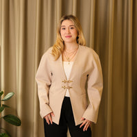 Gold Tokalı Blazer Ceket