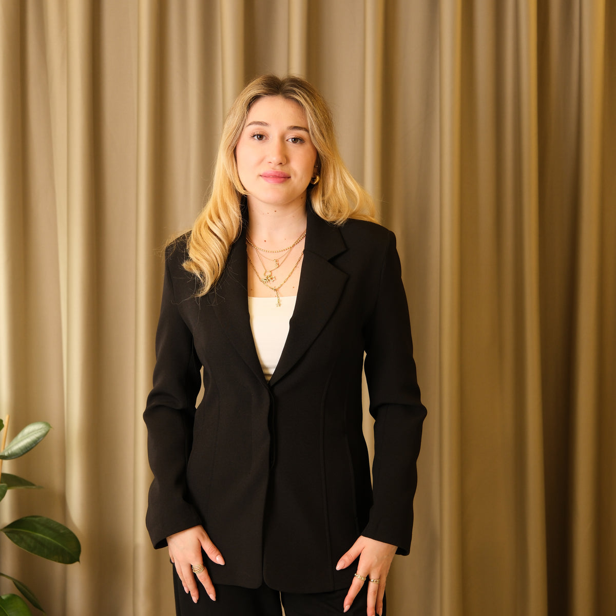Kemerli Blazer Ceket