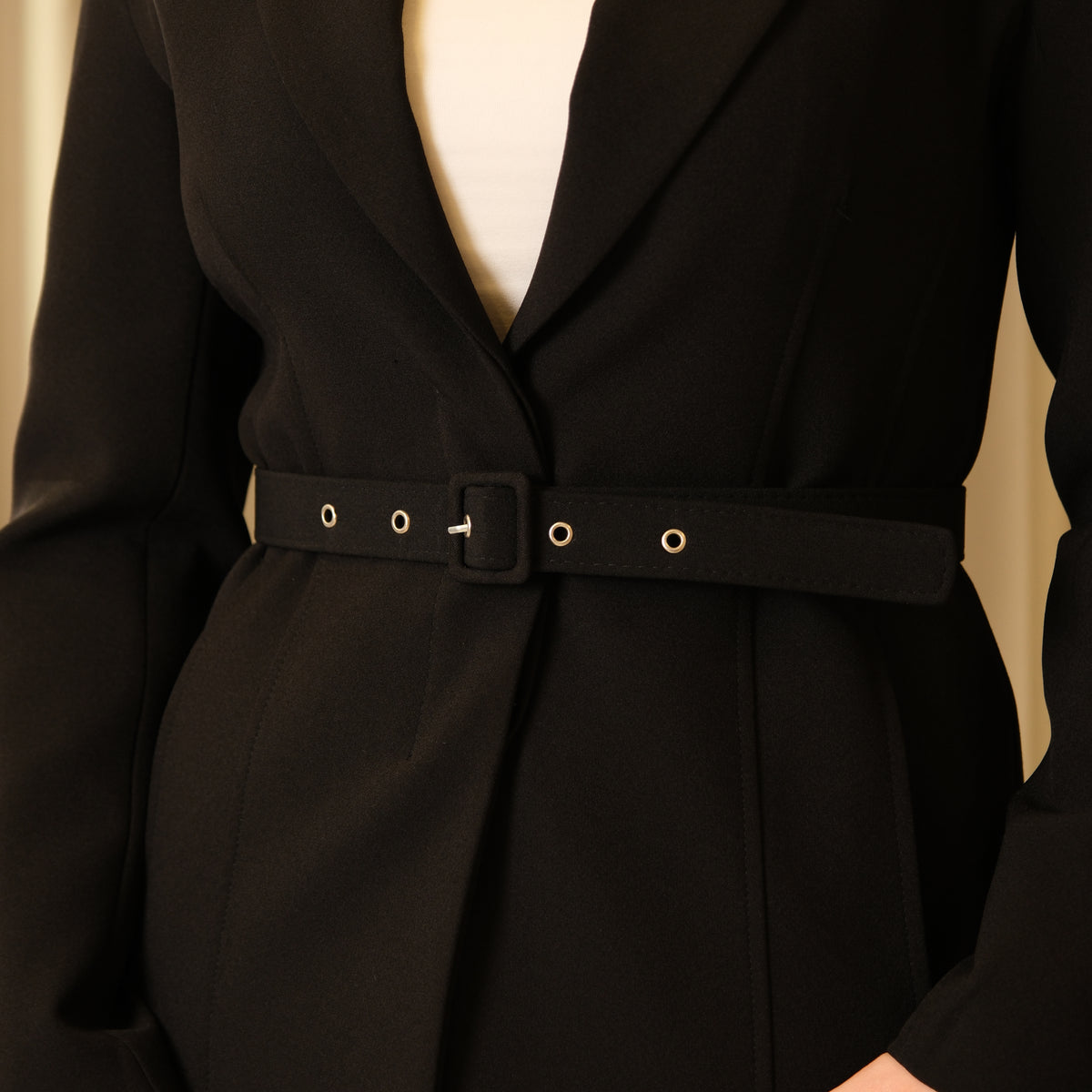 Kemerli Blazer Ceket
