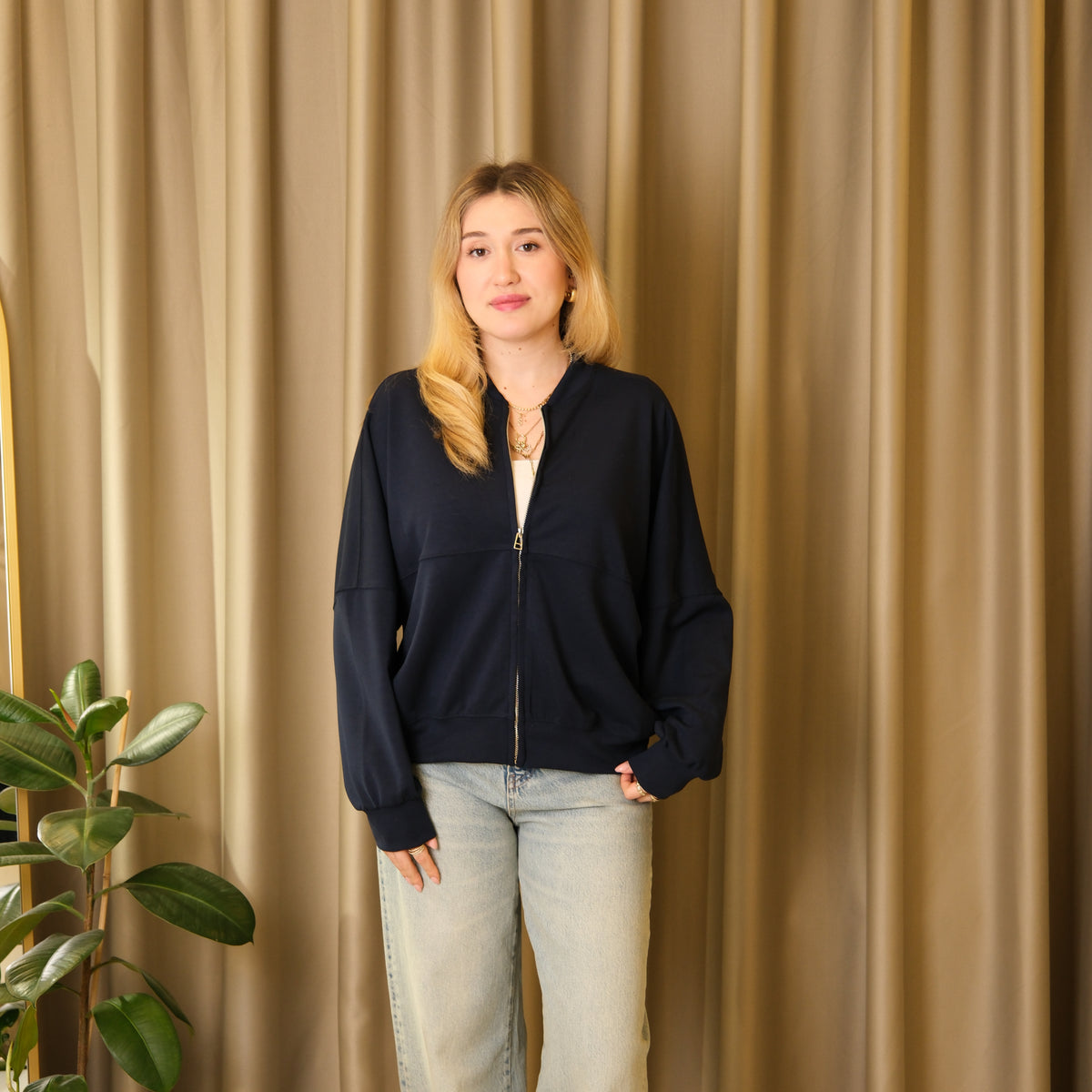 Fermuarlı  Sweat Shırt
